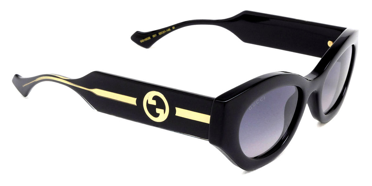 GUCCI SUNGLASSES - GG1553S 001 52 - BLACK/CRYSTAL