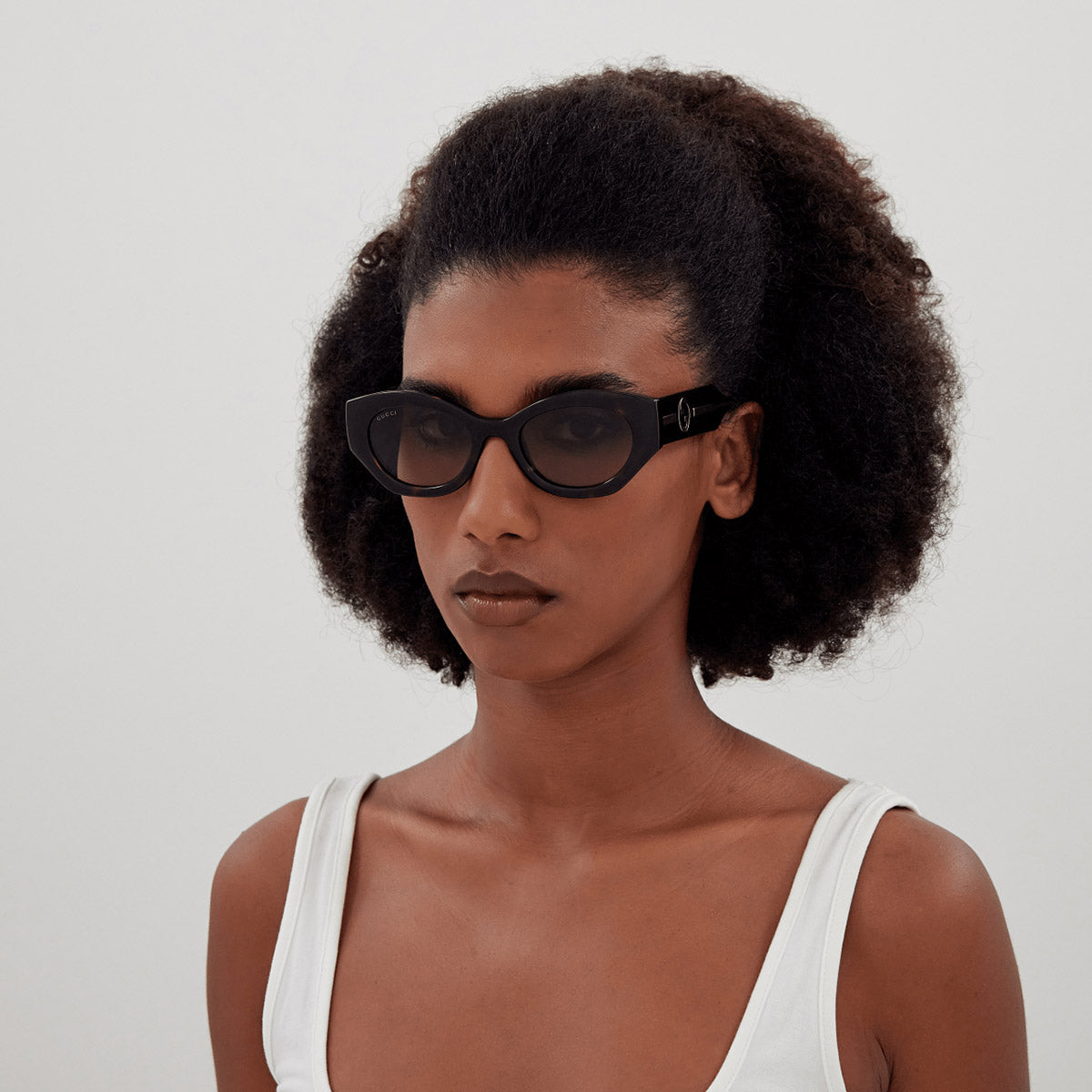 GUCCI SUNGLASSES - GG1553S 002 52 - HAVANA/CRYSTAL