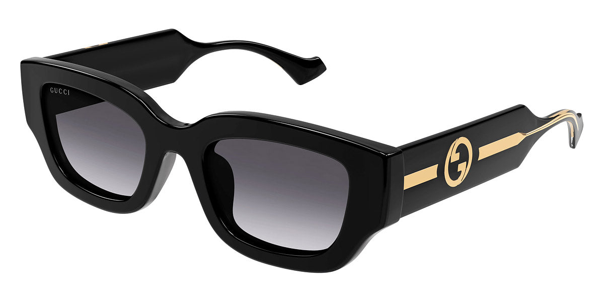 GUCCI SUNGLASSES - GG1558SK 001 51 - BLACK/CRYSTAL