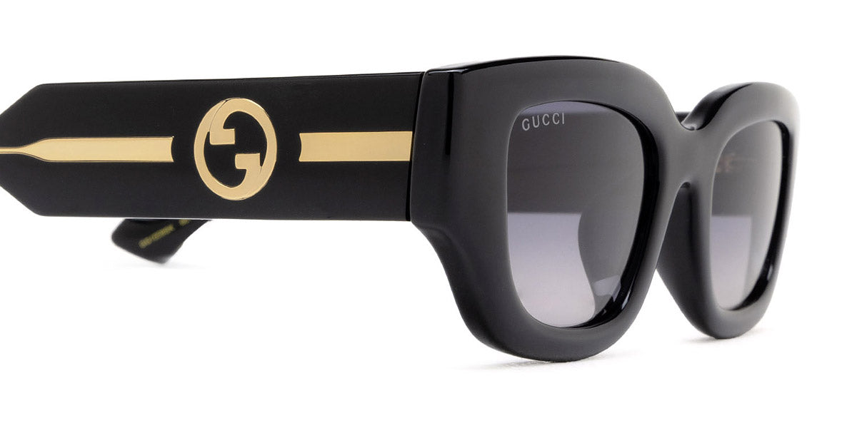 GUCCI SUNGLASSES - GG1558SK 001 51 - BLACK/CRYSTAL