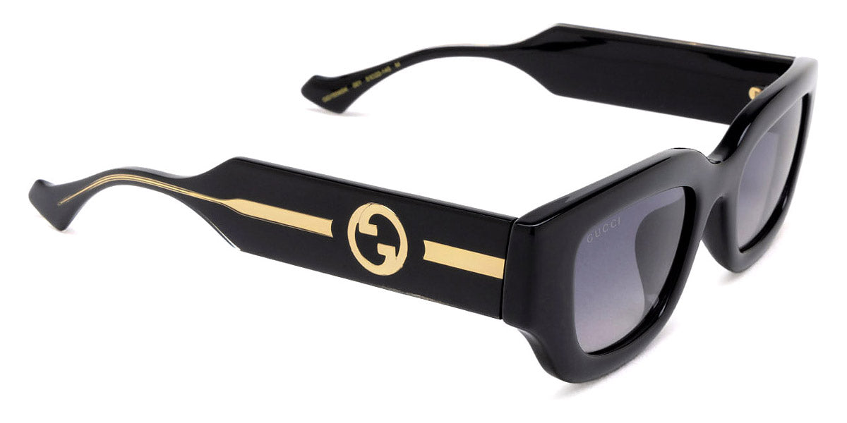 GUCCI SUNGLASSES - GG1558SK 001 51 - BLACK/CRYSTAL