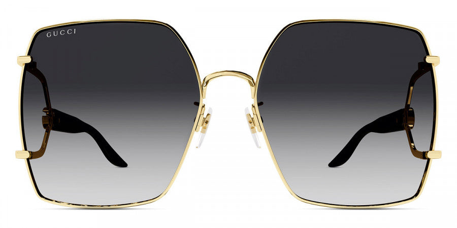 GUCCI SUNGLASSES - GG1564SA 001 61 - GOLD/BLACK