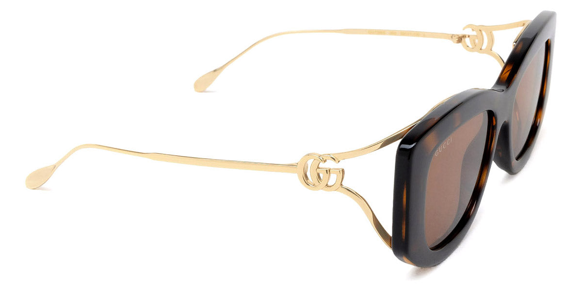 GUCCI SUNGLASSES - GG1566S 002 55 - HAVANA/GOLD