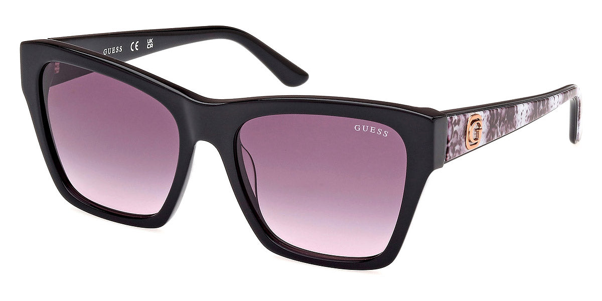 GUESS SUNGLASSES - GU00113 01B 55 - Shiny Black
