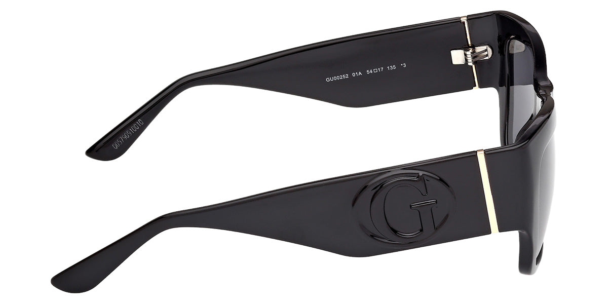 GUESS SUNGLASSES - GU00252 01A 54 - Shiny Black