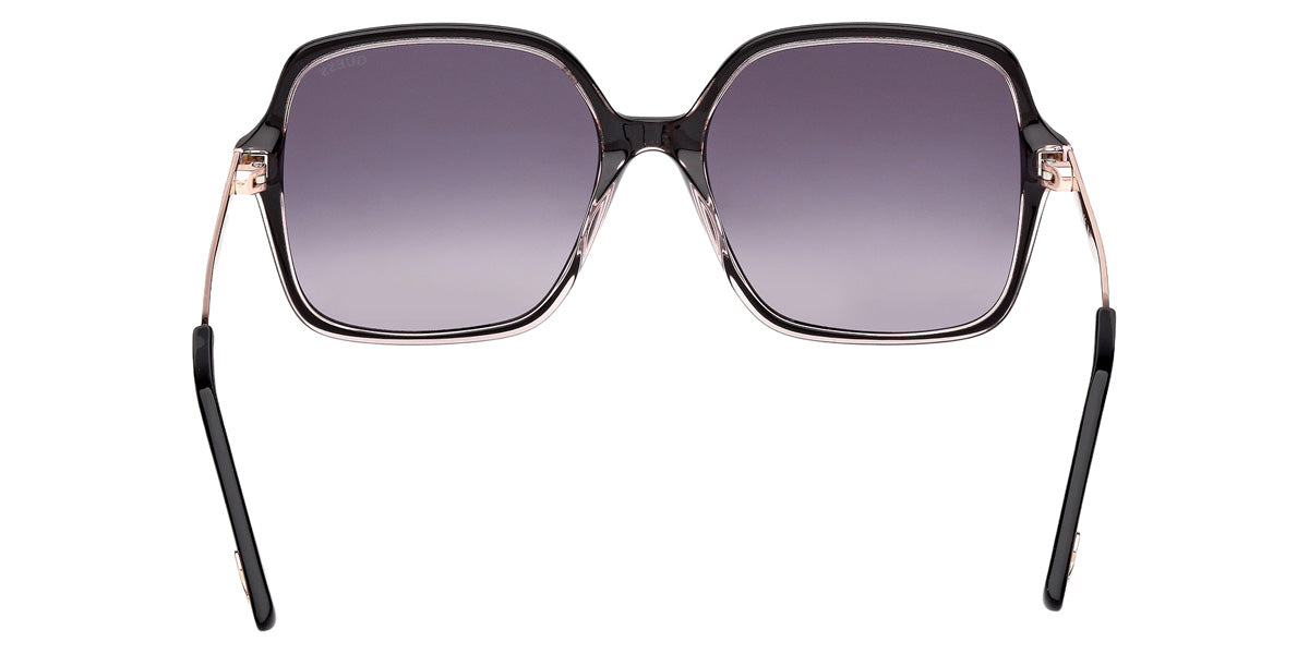 GUESS SUNGLASSES - GU00270 01B 57 - Shiny Black/Shiny Rose Gold