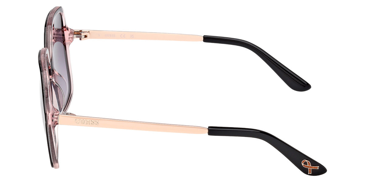 GUESS SUNGLASSES - GU00270 01B 57 - Shiny Black/Shiny Rose Gold