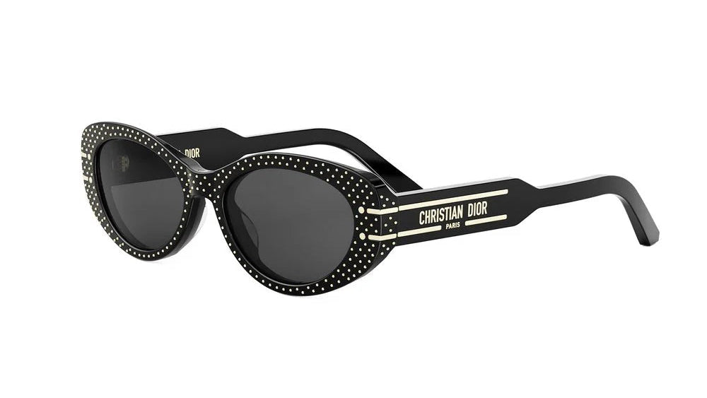 Christian Dior sunglasses ラインストーン ブラック CHRISTIAN DIOR CD Diamond S8I Sunglasses Black – STYLISHTOP 小物