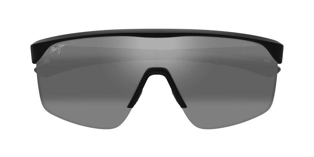 MAUI JIM SUNGLASSES - 596-02/MJ0596SA-001 GREY PALUNA AF MATTE BLACK