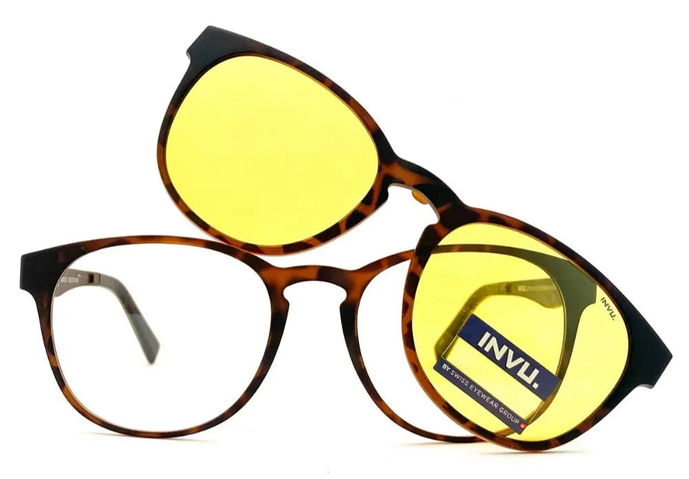 INVU CLIP-ON EYEGLASSES - M4256 B