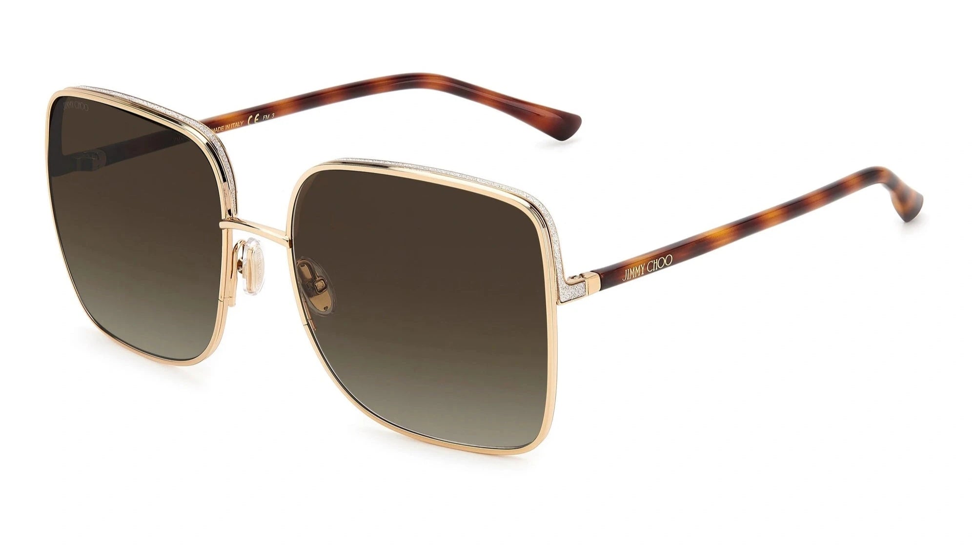 JIMMY CHOO SUNGLASSES - ALIANA/S 006JHA 59 - Gold Havana