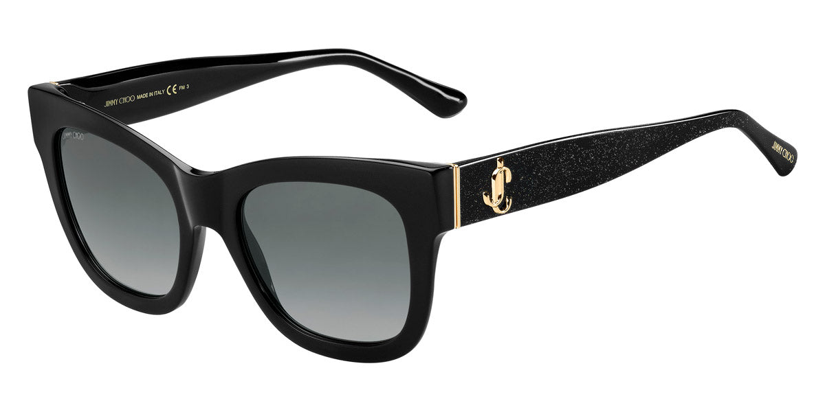 JIMMY CHOO SUNGLASSES - JAN/S 0DXF9O 52 - Glitter Black display picture 2