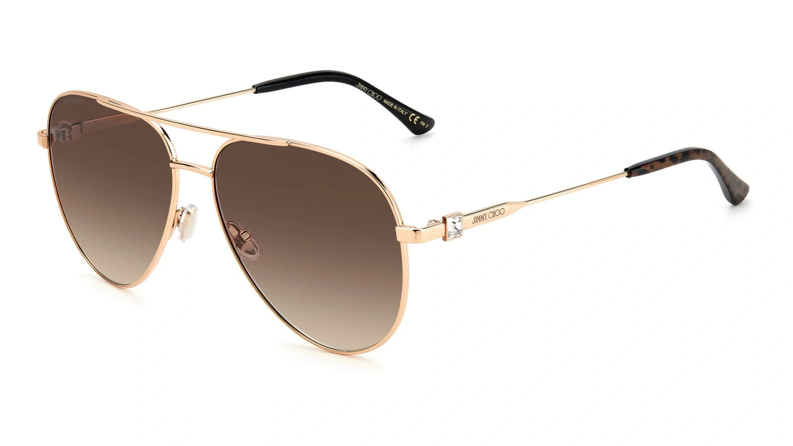JIMMY CHOO SUNGLASSES - OLLY/S 0DDBHA 60 - Gold Copper