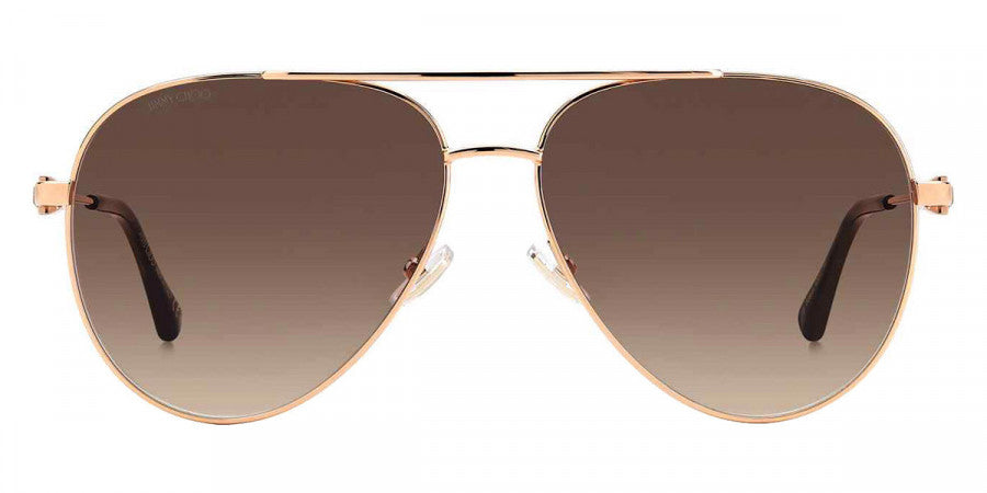 JIMMY CHOO SUNGLASSES - OLLY/S 0DDBHA 60 - Gold Copper