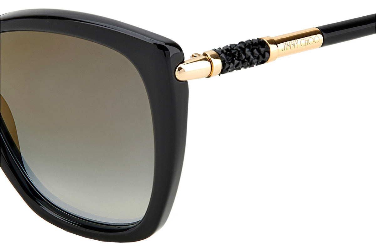 JIMMY CHOO SUNGLASSSES - ROSE/S 0807FQ 55 - Black
