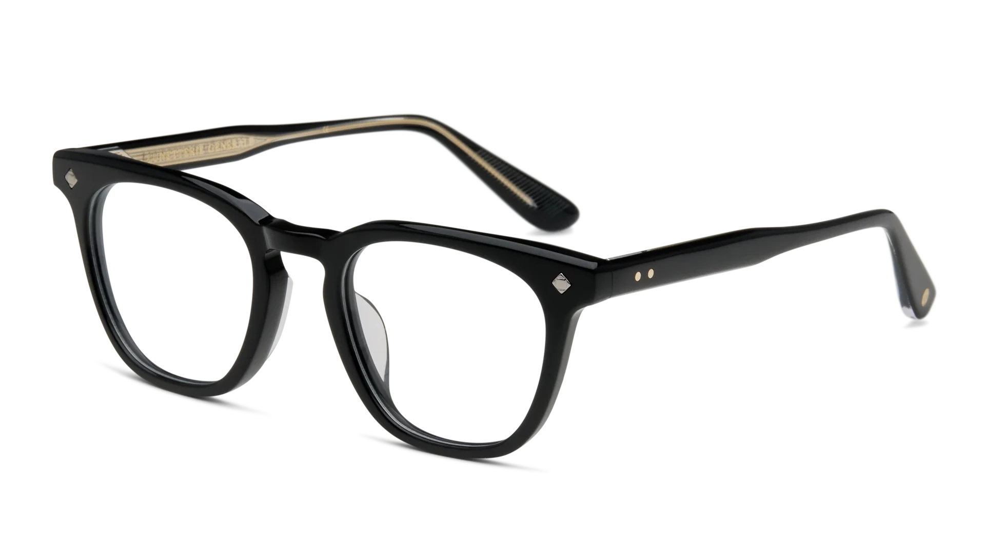 LUNETTERIE GENERALE EYEGLASSES - AMOUR PROPRE BLACK/14K GOLD 50