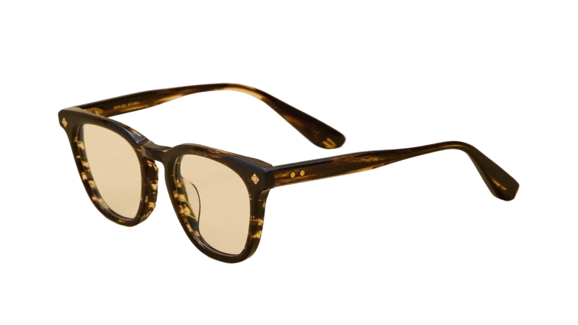 LUNETTERIE GENERALE EYEGLASSES - AMOUR PROPRE DARK HAVANA/14K GOLD 50