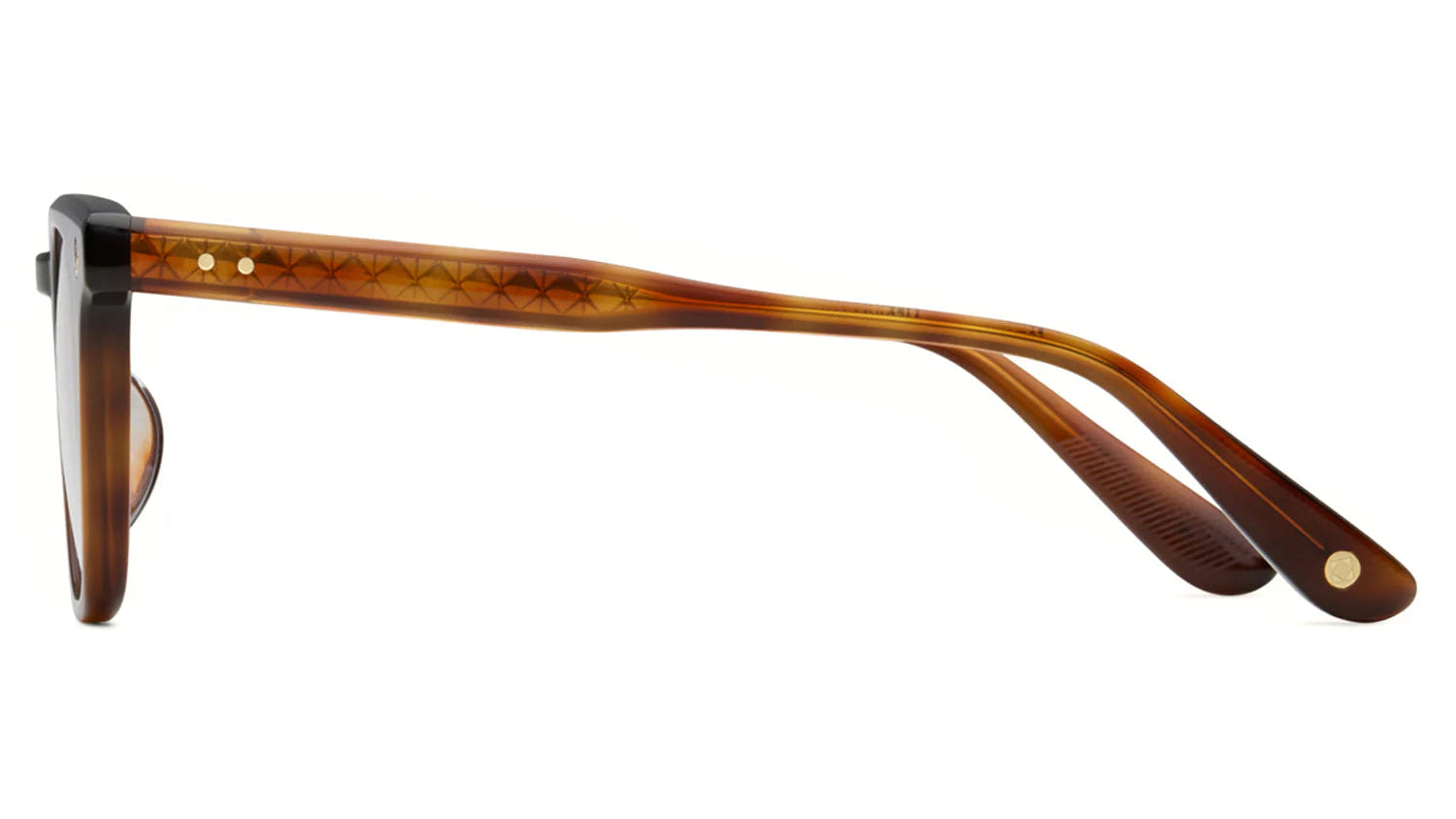 LUNETTERIE GENERALE EYEGLASSES - AMOUR PROPRE MEDIUM HAVANA/14K GOLD 50