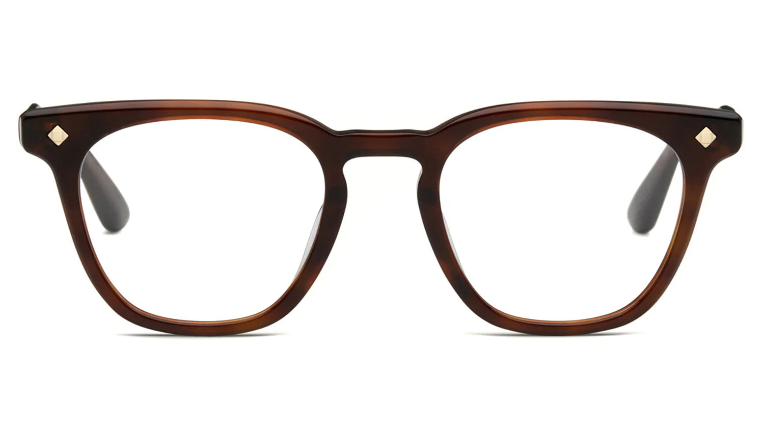 LUNETTERIE GENERALE EYEGLASSES - AMOUR PROPRE MEDIUM HAVANA/14K GOLD 50
