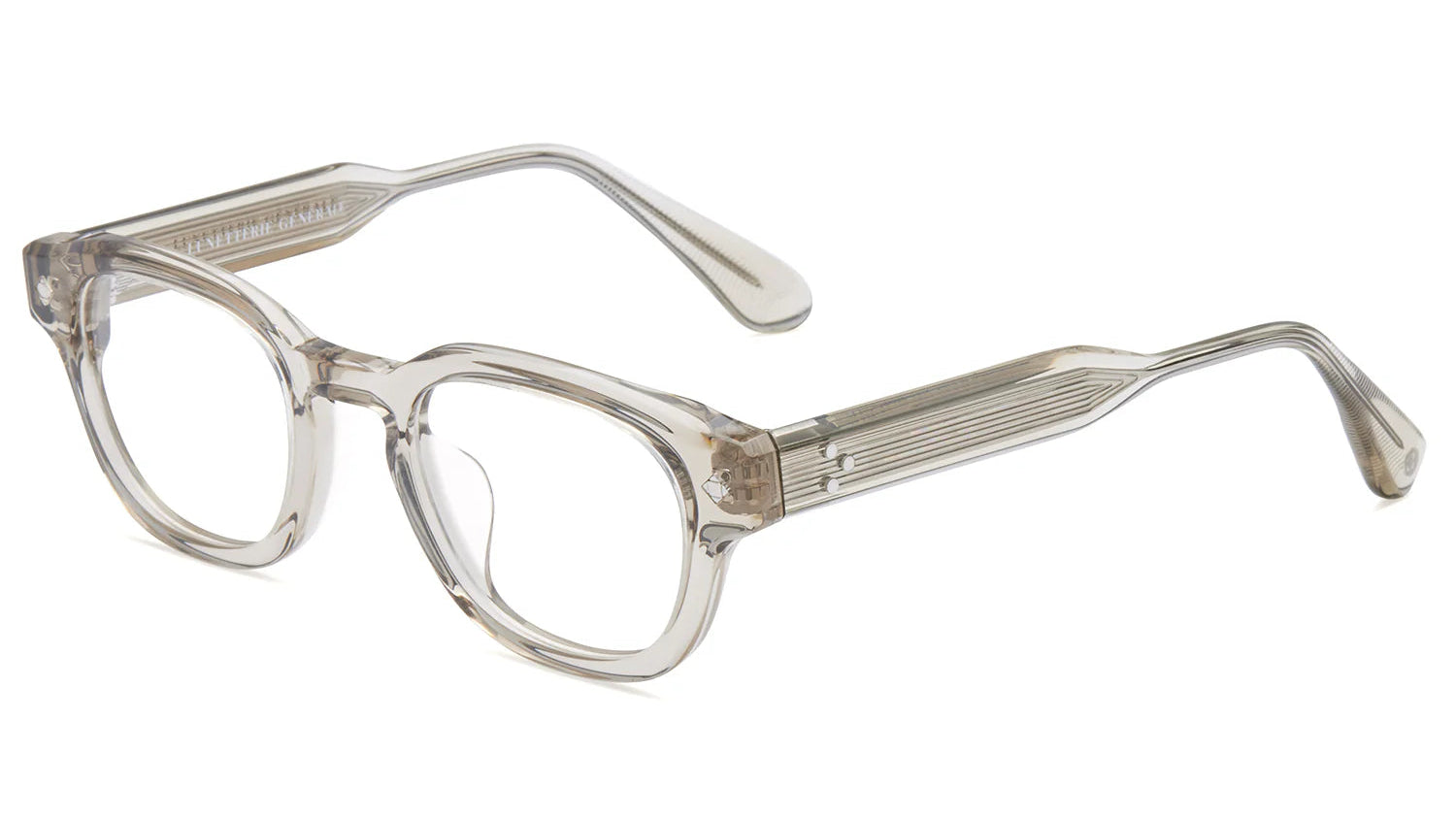 LUNETTERIE GENERALE EYEGLASSES - APERO AU SOLEIL BEIGE CRYSTAL/PALLADIUM 48