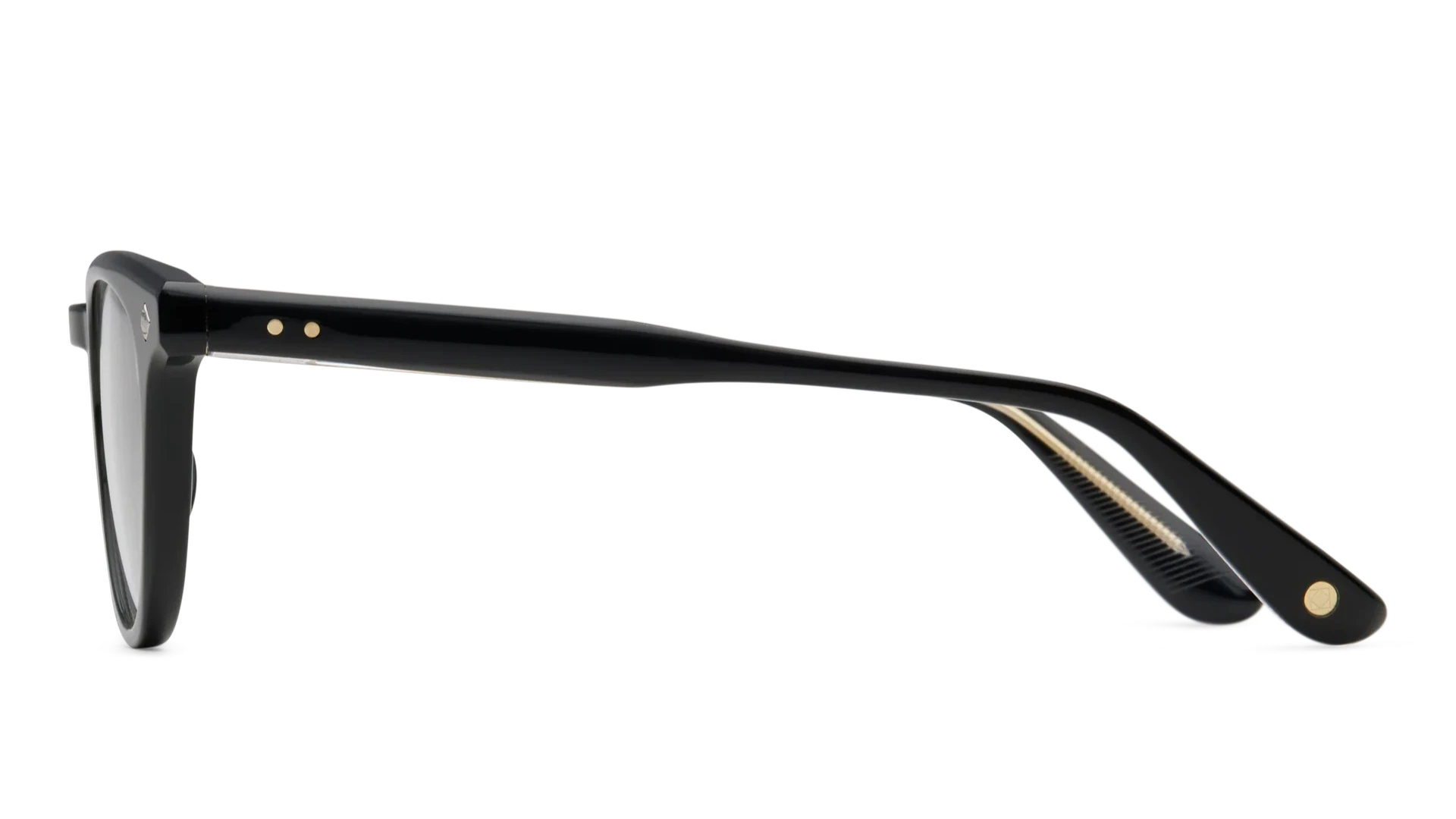 LUNETTERIE GENERALE EYEGLASSES - CASABLANCA BLACK/14K GOLD 49