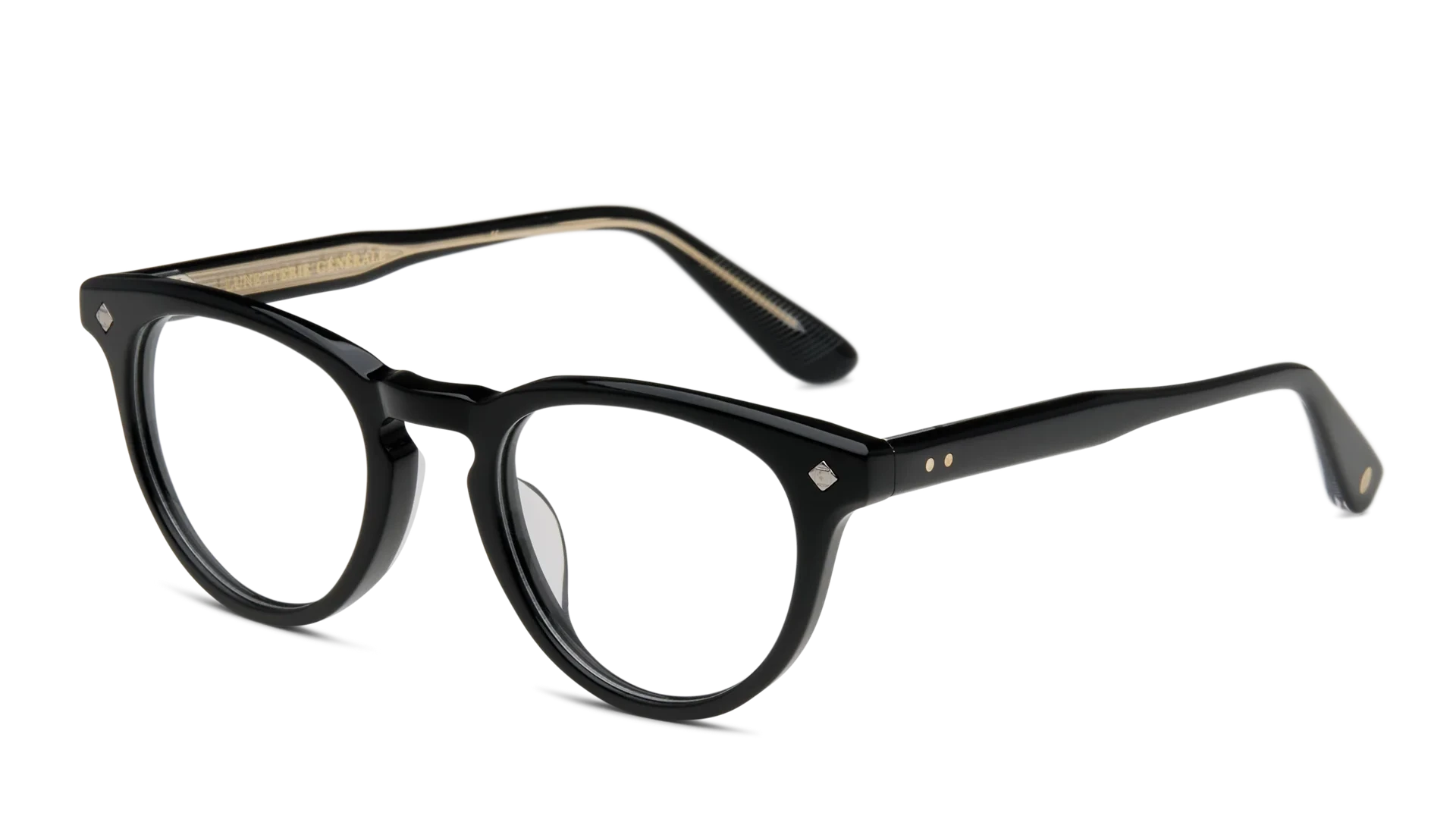 LUNETTERIE GENERALE EYEGLASSES - CASABLANCA BLACK/14K GOLD 49