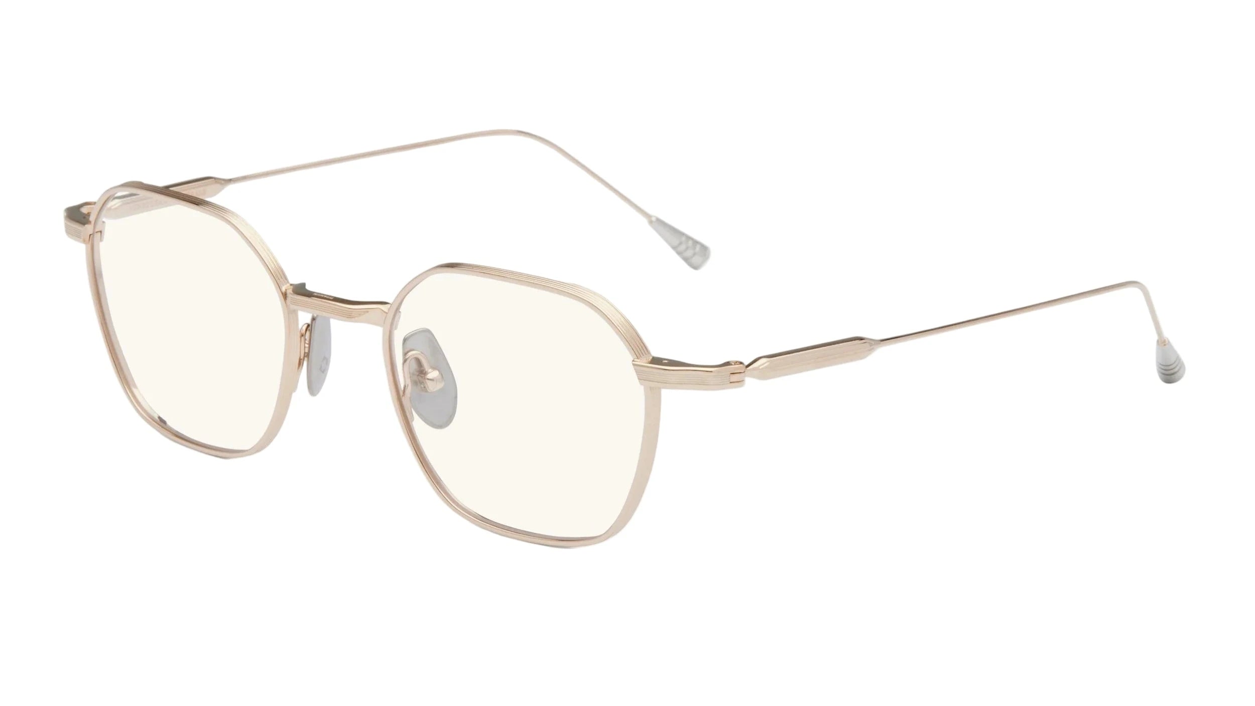 LUNETTERIE GENERALE EYEGLASSES - CAVALIER SEUL - CHAMPAGNE/PALLADIUM 50