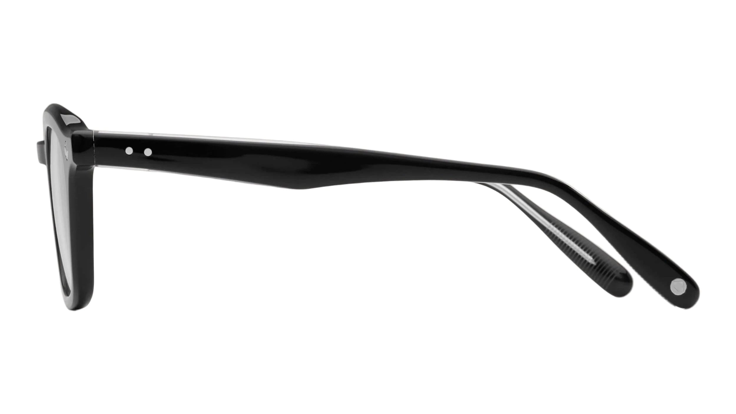 LUNETTERIE GENERALE EYEGLASSES - COGNAC - BLACK/PALLADIUM 49