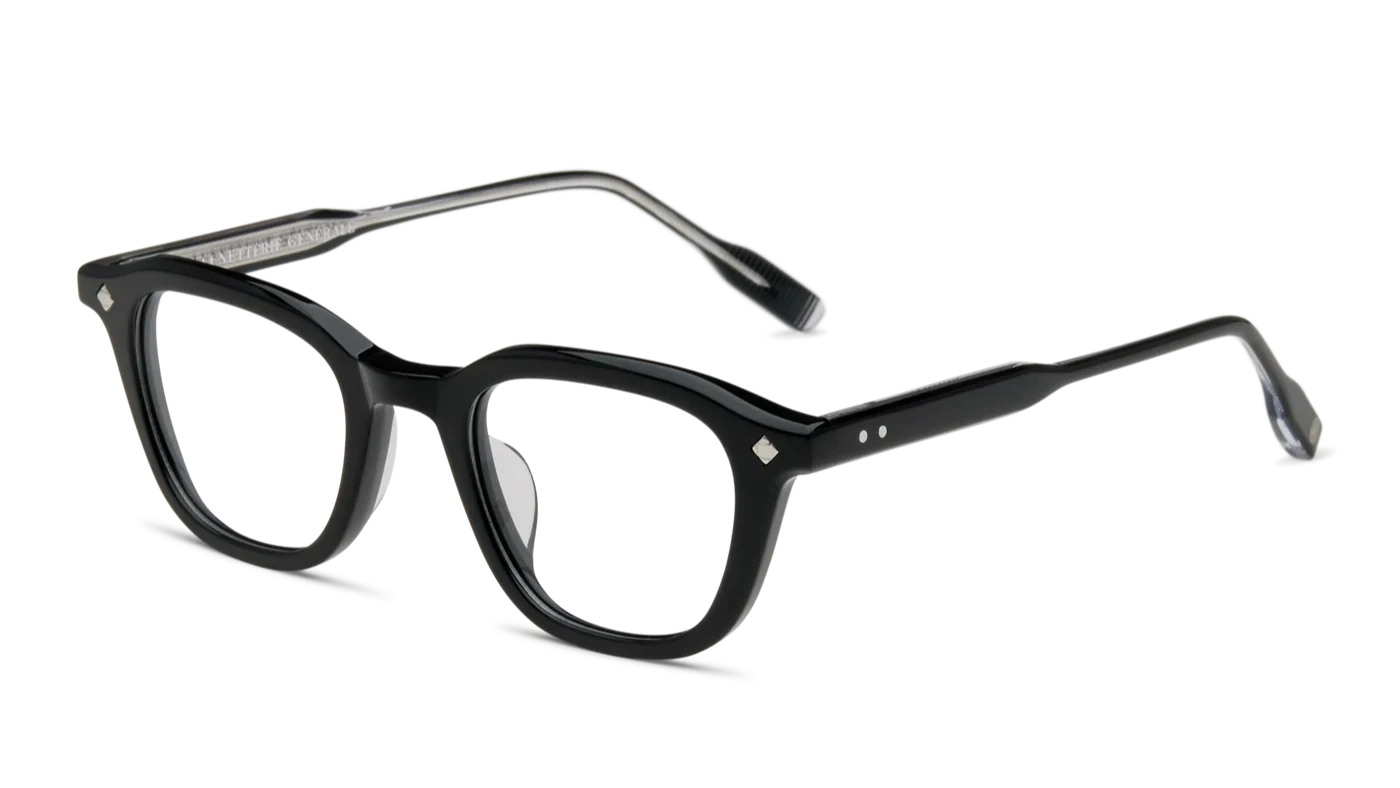 LUNETTERIE GENERALE EYEGLASSES - ENIGMA - BLACK/PALLADIUM 47