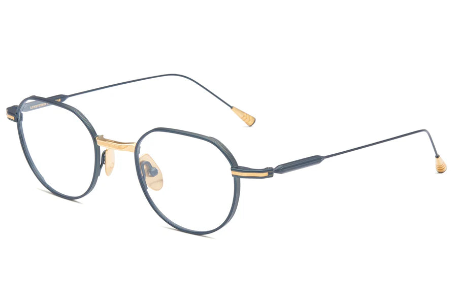 LUNETTERIE GENERALE EYEGLASSES - MIRAGE GOLD & BLUE 49