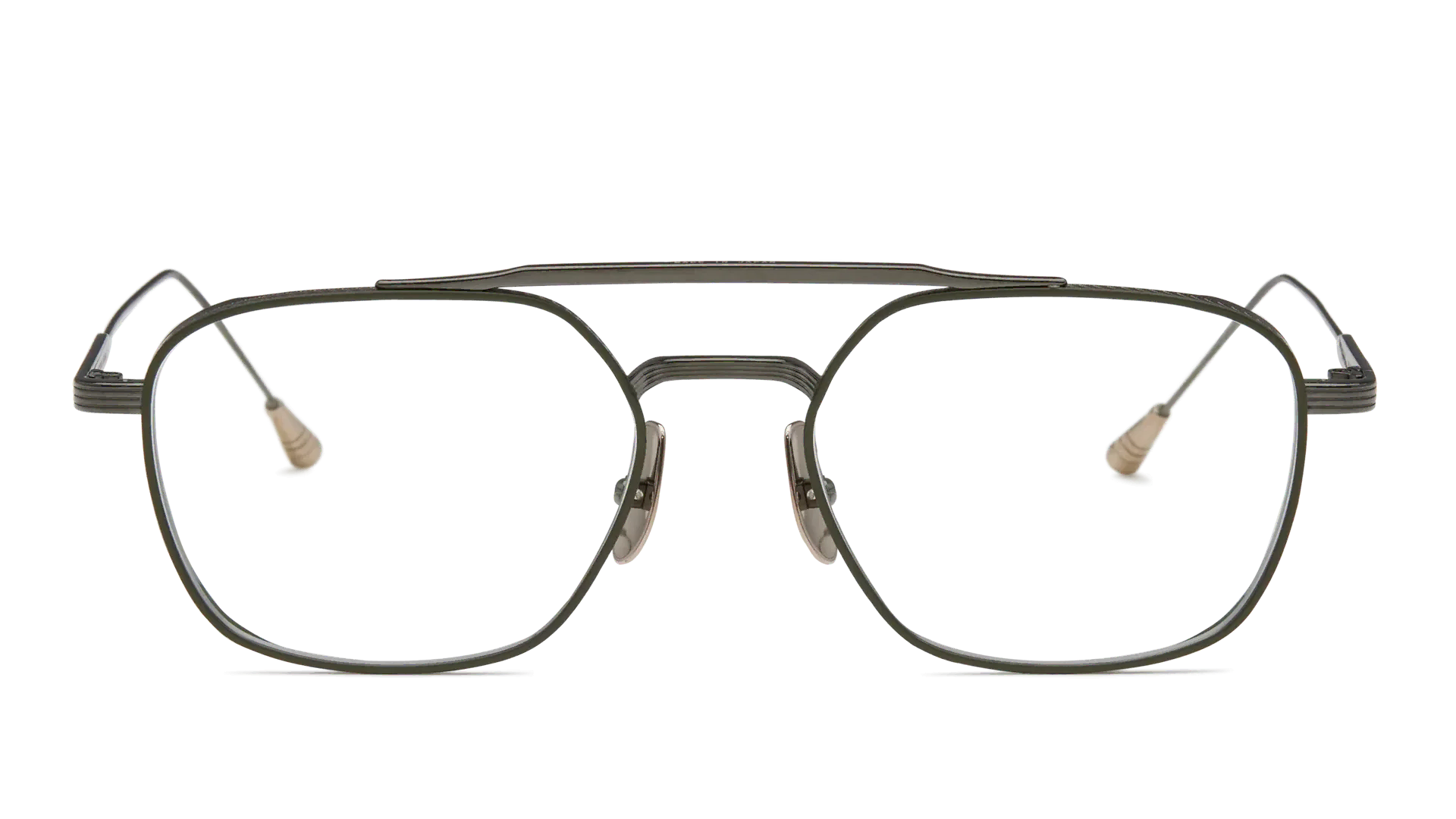 LUNETTERIE GENERALE EYEGLASSES - ROUTE 66 GUN METAL/18K 53
