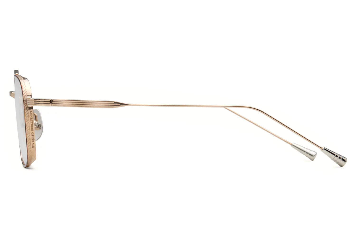 LUNETTERIE GENERALE EYEGLASSES - ROUTE 66 WHITE GOLD/PALLADIUM 53