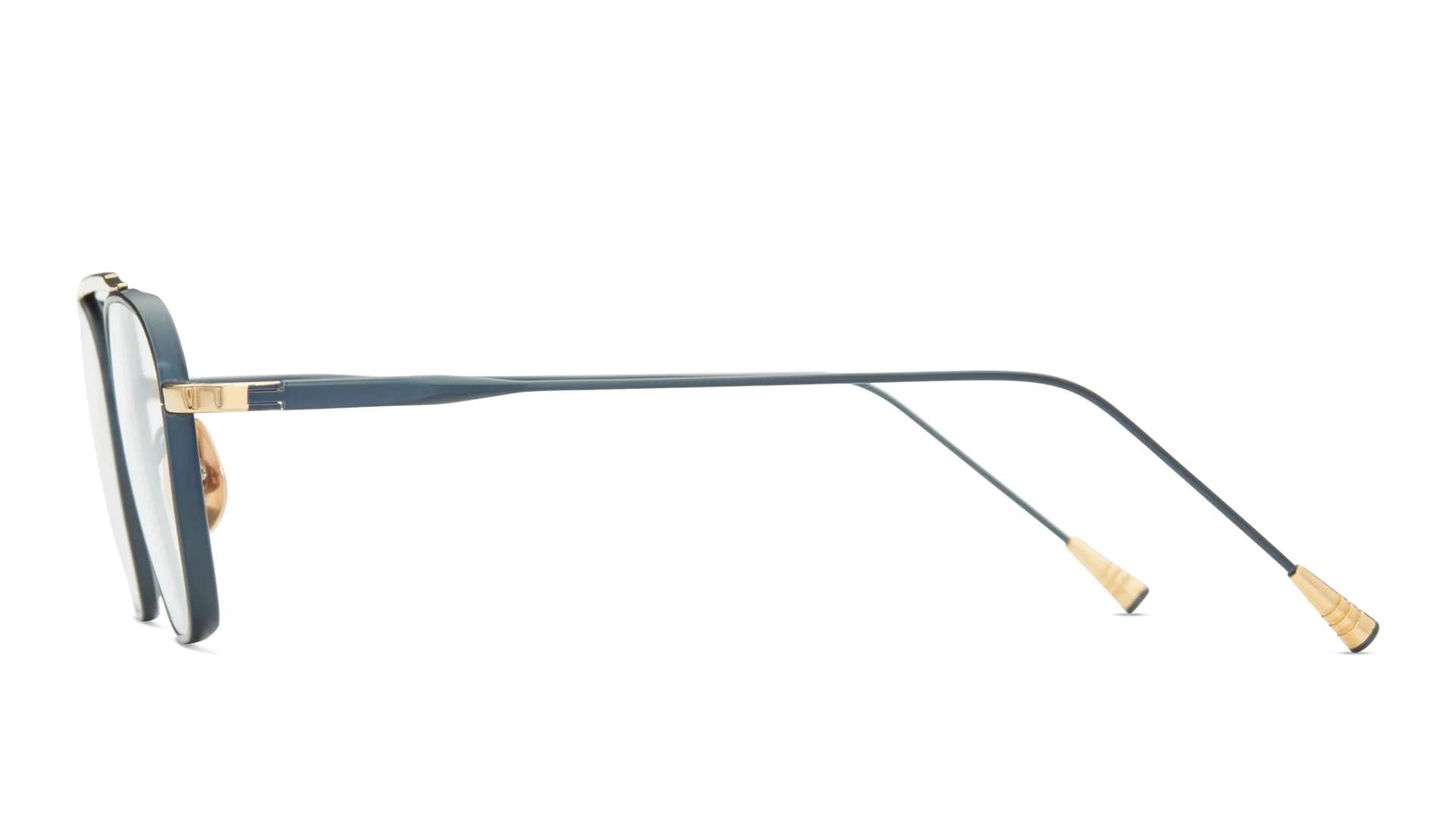 LUNETTERIE GENERALE EYEGLASSES - SPITFIRE 18K GOLD & BLUE 50