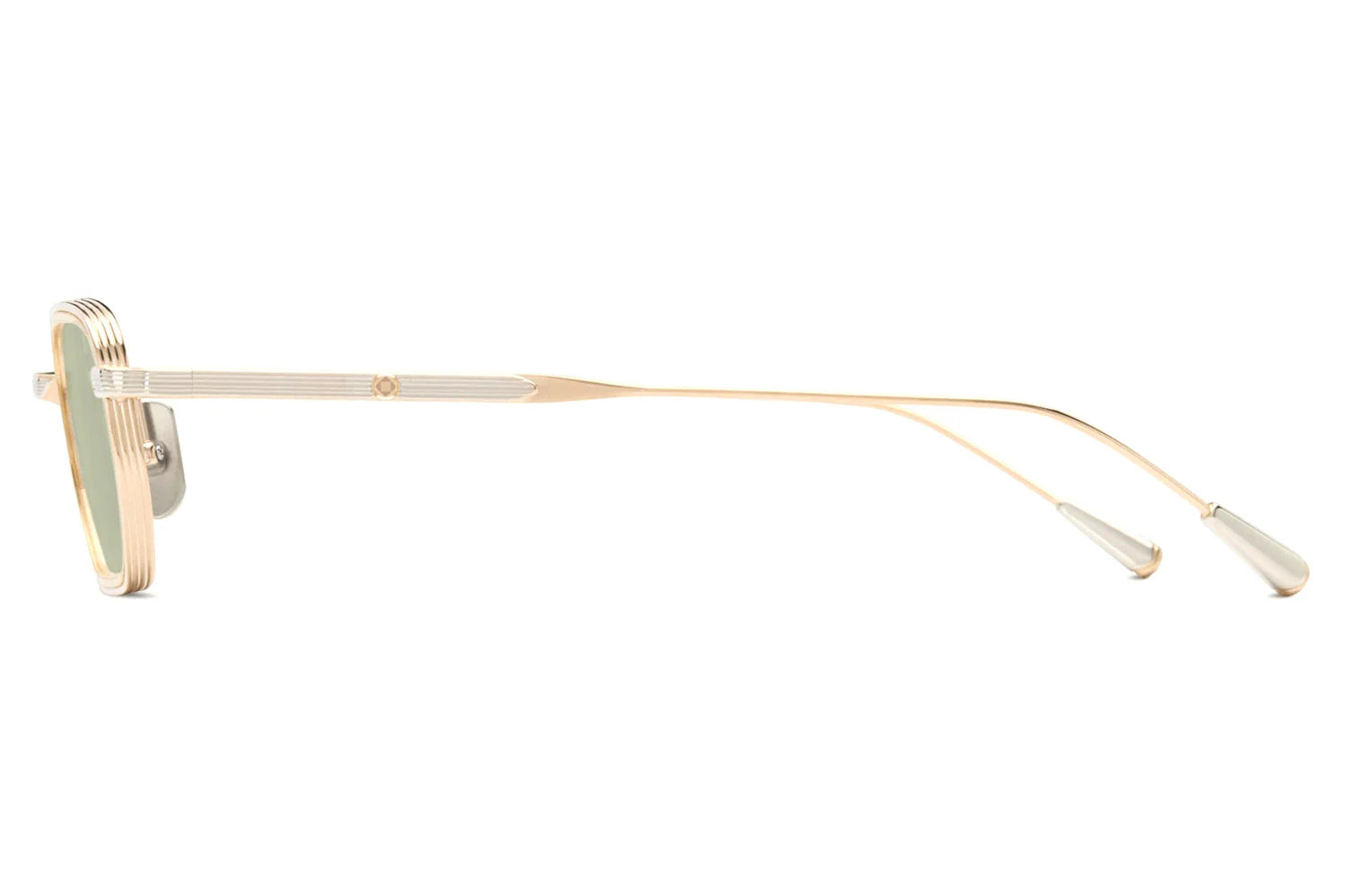 LUNETTERIE GENERALE SUNGLASSES - ALL THE TIME THE WORD 16K GOLD/PALLADIUM/GREEN 48