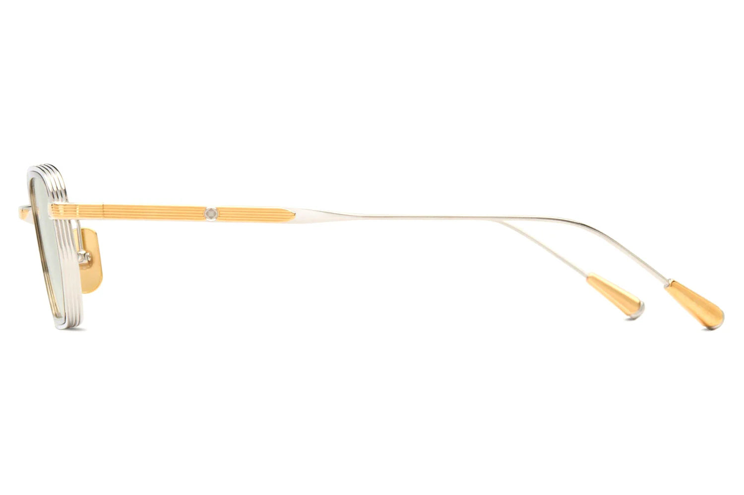 LUNETTERIE GENERALE SUNGLASSES - ALL THE TIME THE WORD PALLADIUM/18K GOLD/BLUE GREE 48