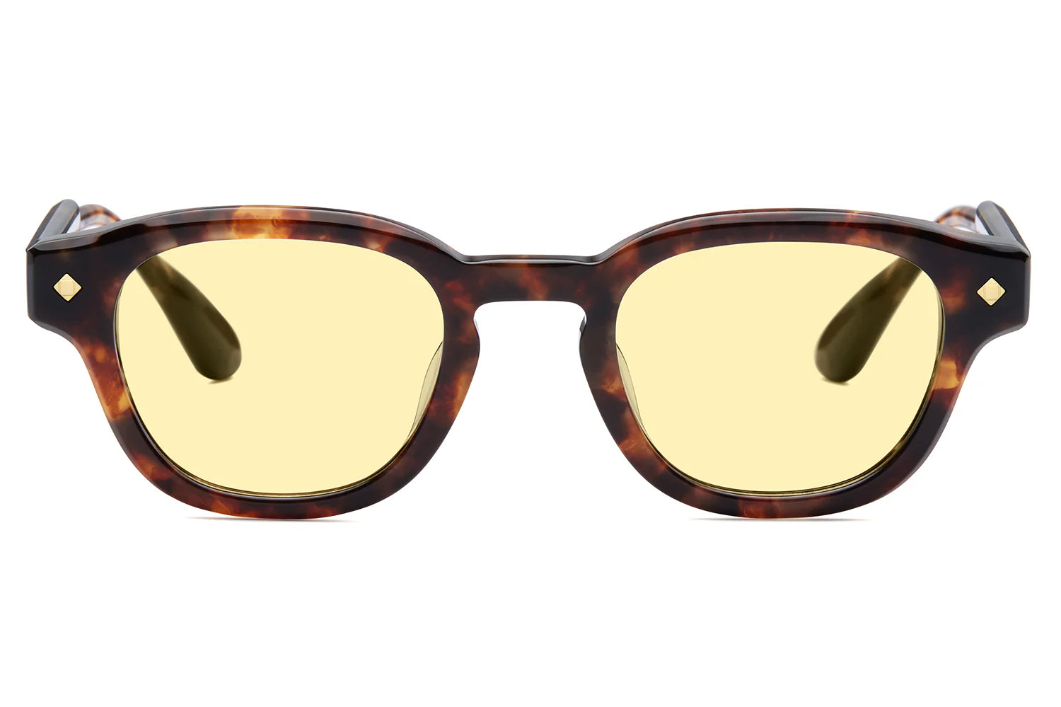 LUNETTERIE GENERALE SUNGLASSES - APERO AU SOLEIL TORTOISE/24K GOLD SOLID YELLOW 48