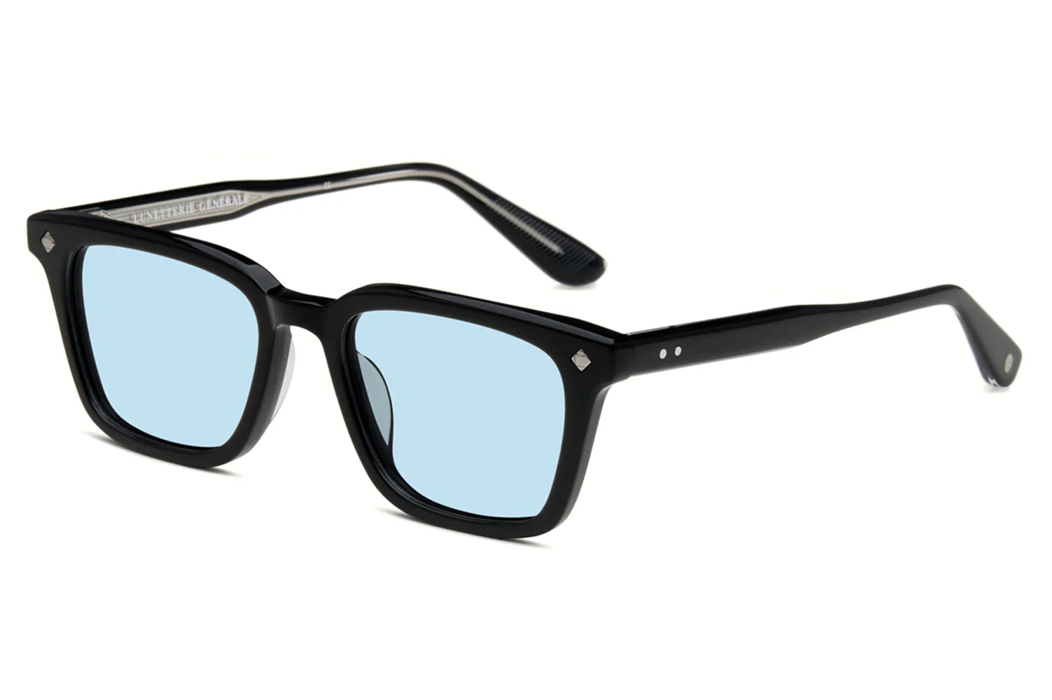 LUNETTERIE GENERALE SUNGLASSES - ARCHITECT BLACK/PALLADIUM/BLUE 52