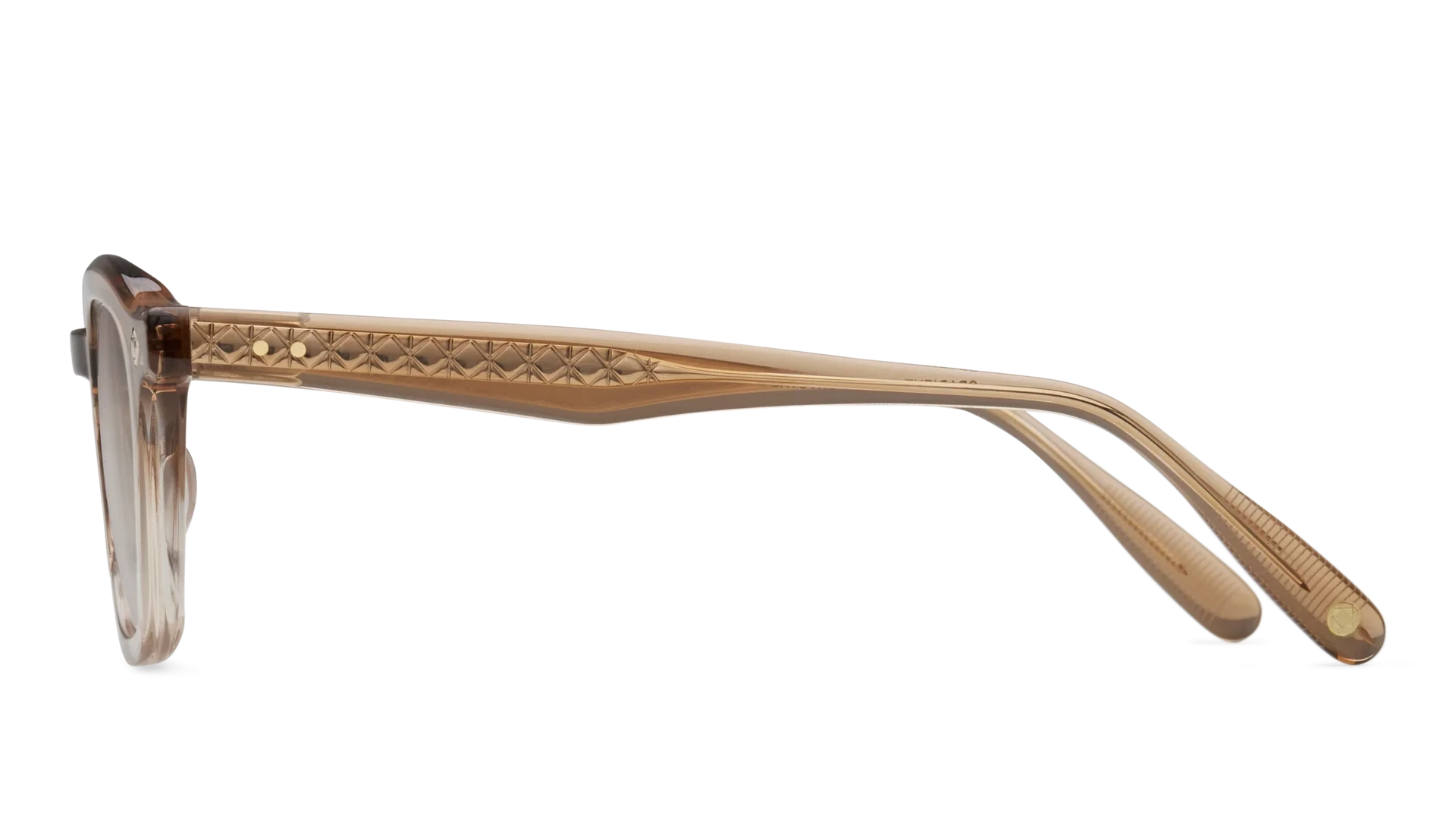 LUNETTERIE GENERALE SUNGLASSES - COGNAC SMOKED/CRYSTAL 48