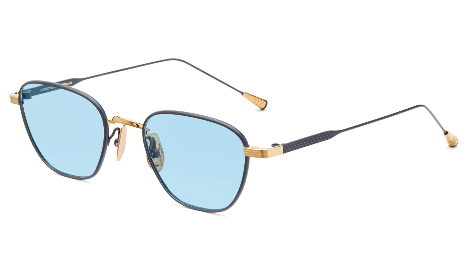 LUNETTERIE GENERALE SUNGLASSES - MARMONT 18K GOLD & BLUE 51