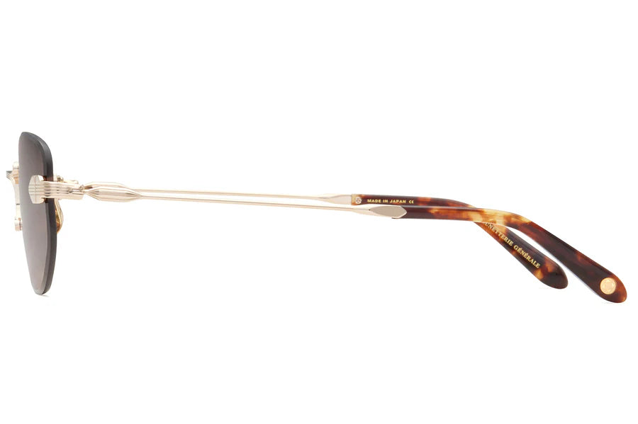 LUNETTERIE GENERALE SUNGLASSES - RENDEZ-VOUS AU PARADIS MEDIUM TORTOISE/MATTE CHAMPAGNE 56