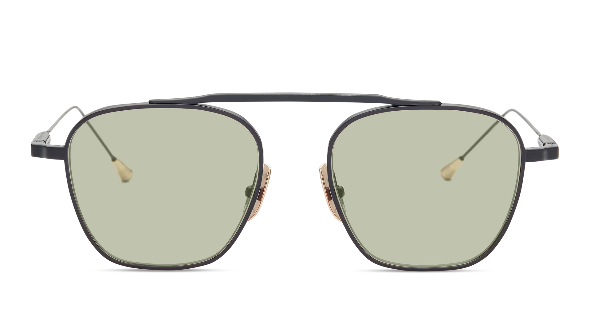 LUNETTERIE GENERALE SUNGLASSES - SPITFIRE BLACK SOLID GREEN G13 50