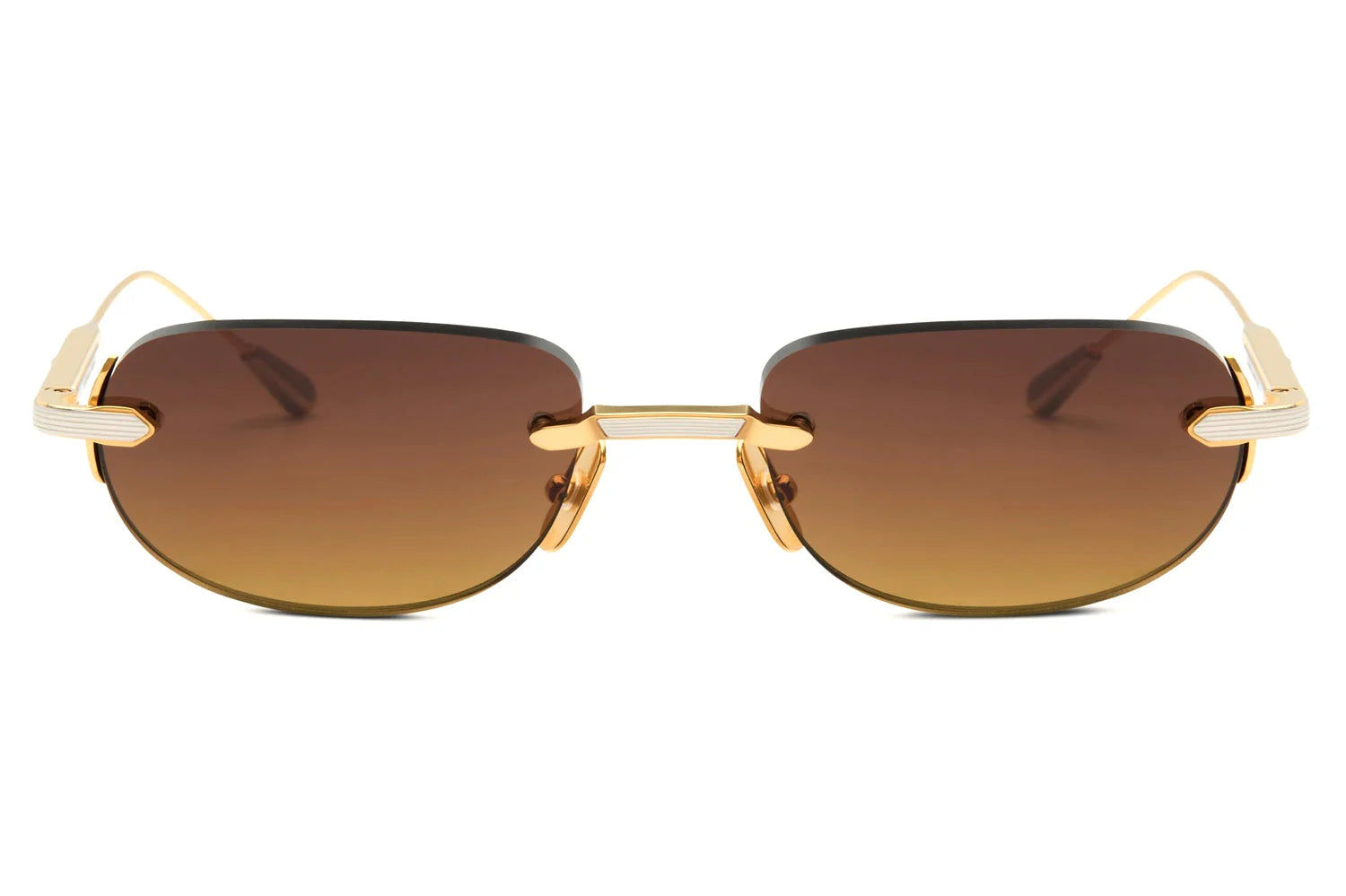 LUNETTERIE GENERALE SUNGLASSES - ST-TROPEZ 18K GOLD PALLADIUM 55