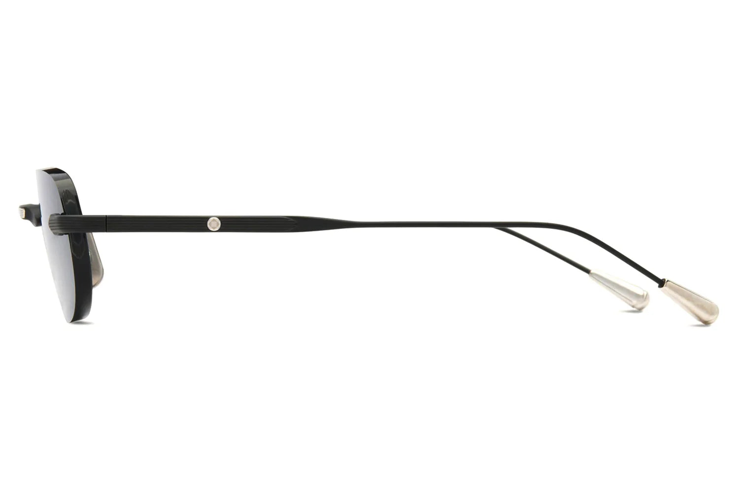 LUNETTERIE GENERALE SUNGLASSES - ST-TROPEZ BLACK/PALLADIUM 55