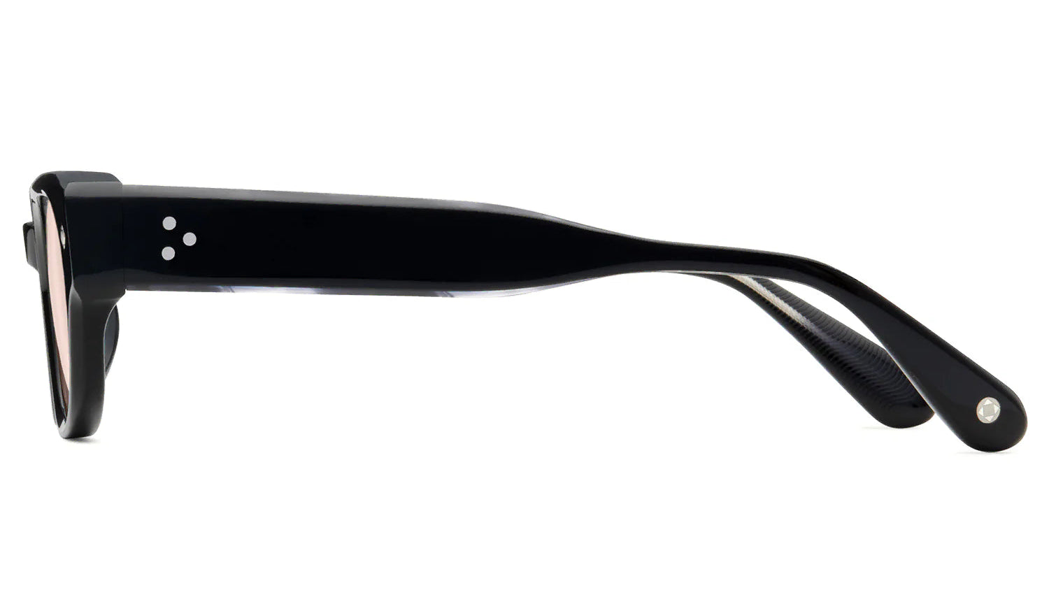 LUNETTERIE GENERALE SUNGLASSES - TOUT JAMAIS BLACK & SMOKE/PALLADIUM SOLID GREY 51