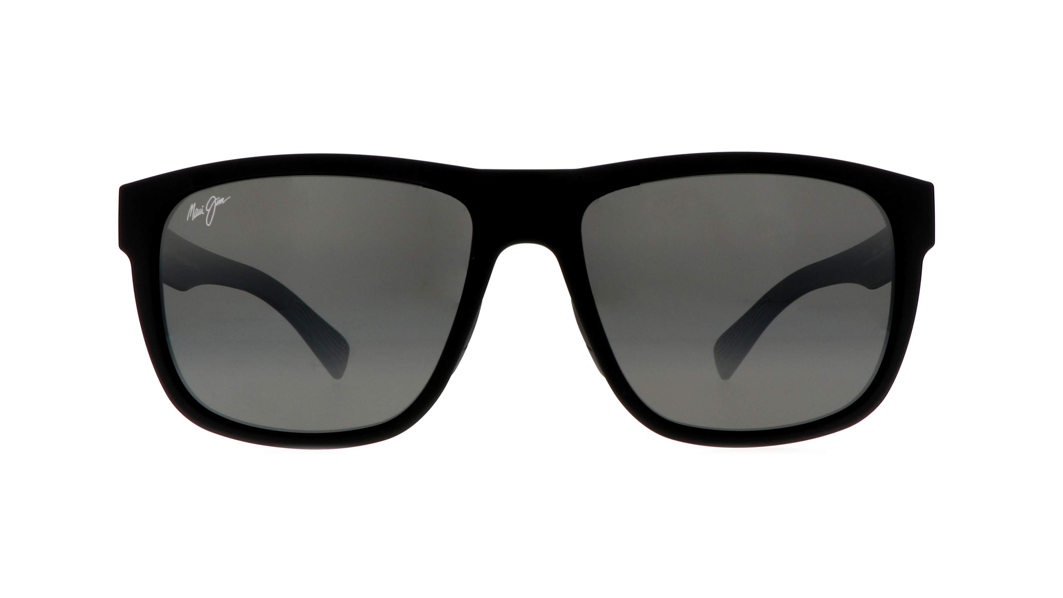 MAUI JIM SUNGLASSES - 670 02 GREY PUAKEA MATTE BLACK