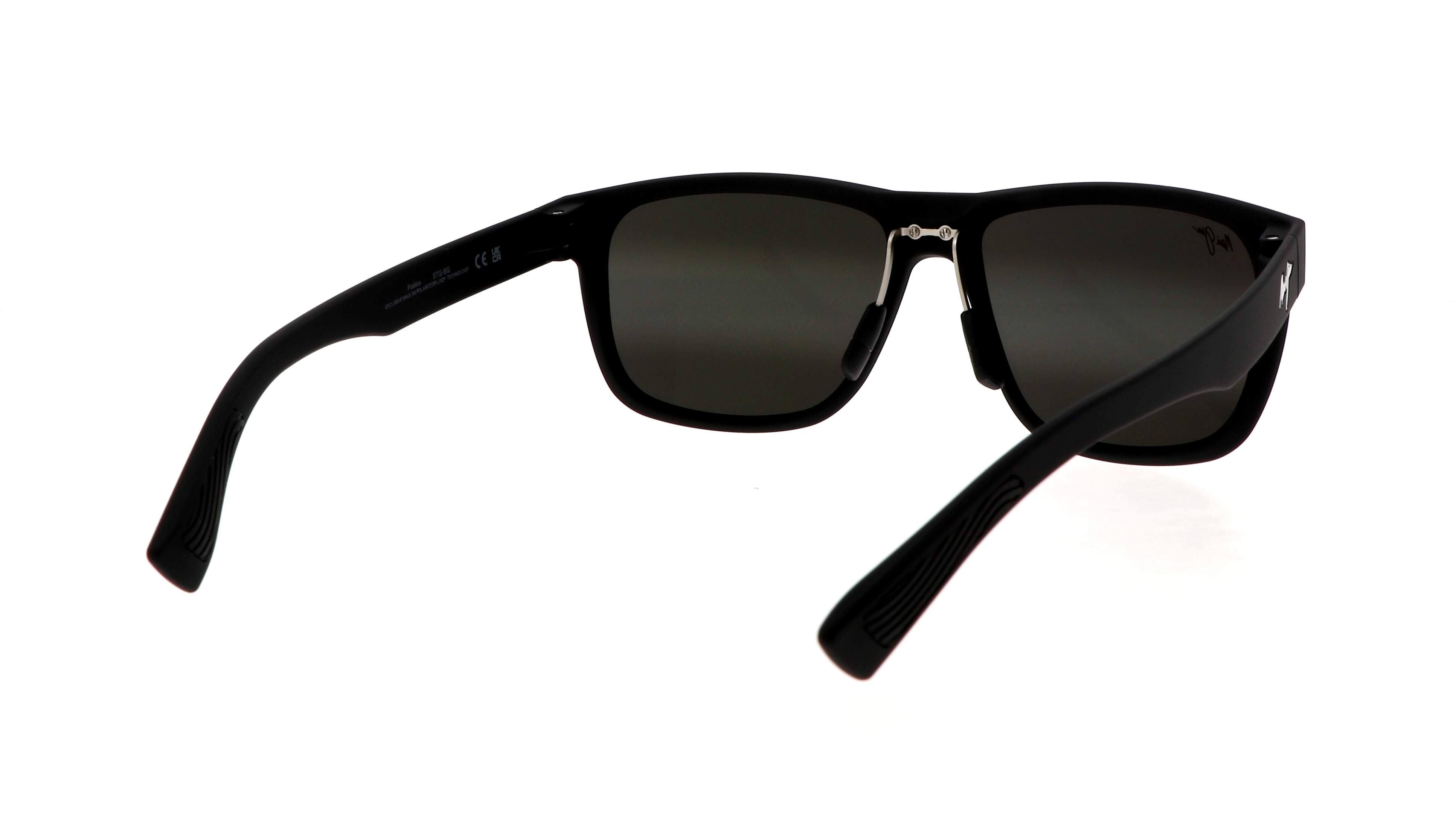 MAUI JIM SUNGLASSES - 670 02 GREY PUAKEA MATTE BLACK