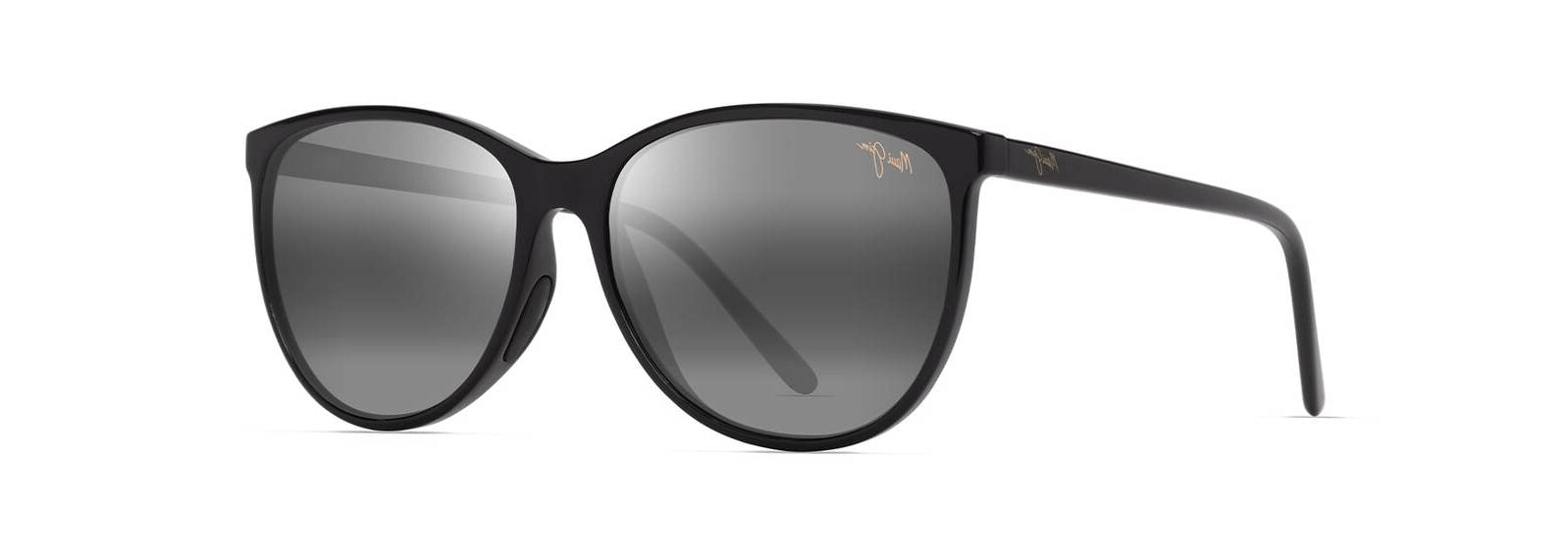 MAUI JIM SUNGLASSES - 723 02A GREY OCEAN SHINY BLACK