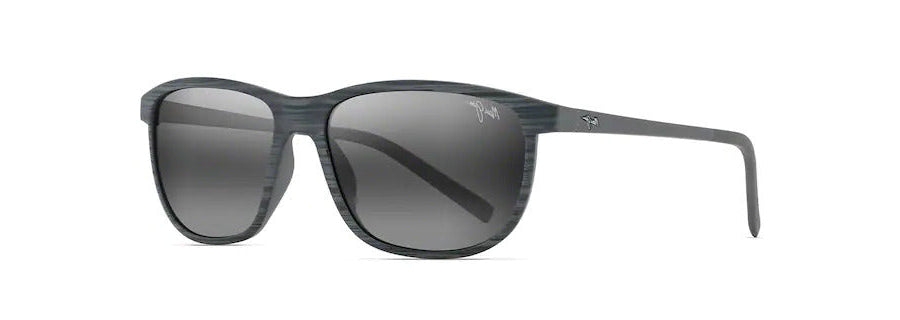 MAUI JIM SUNGLASSES - 811 11D GREY DRAGONS TEETH GREY STRIPE