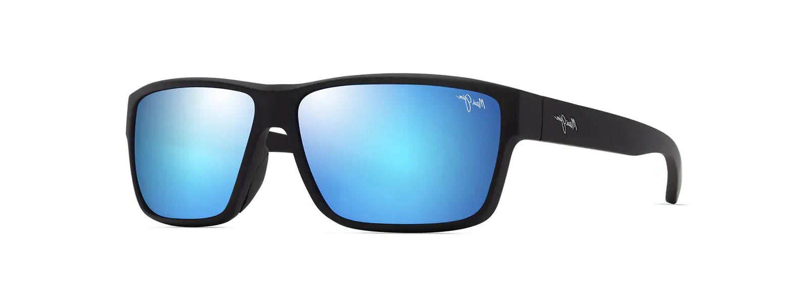 MAUI JIM SUNGLASSES - B662 02 BLUE HAWAII UILA AF MATTE BLACK