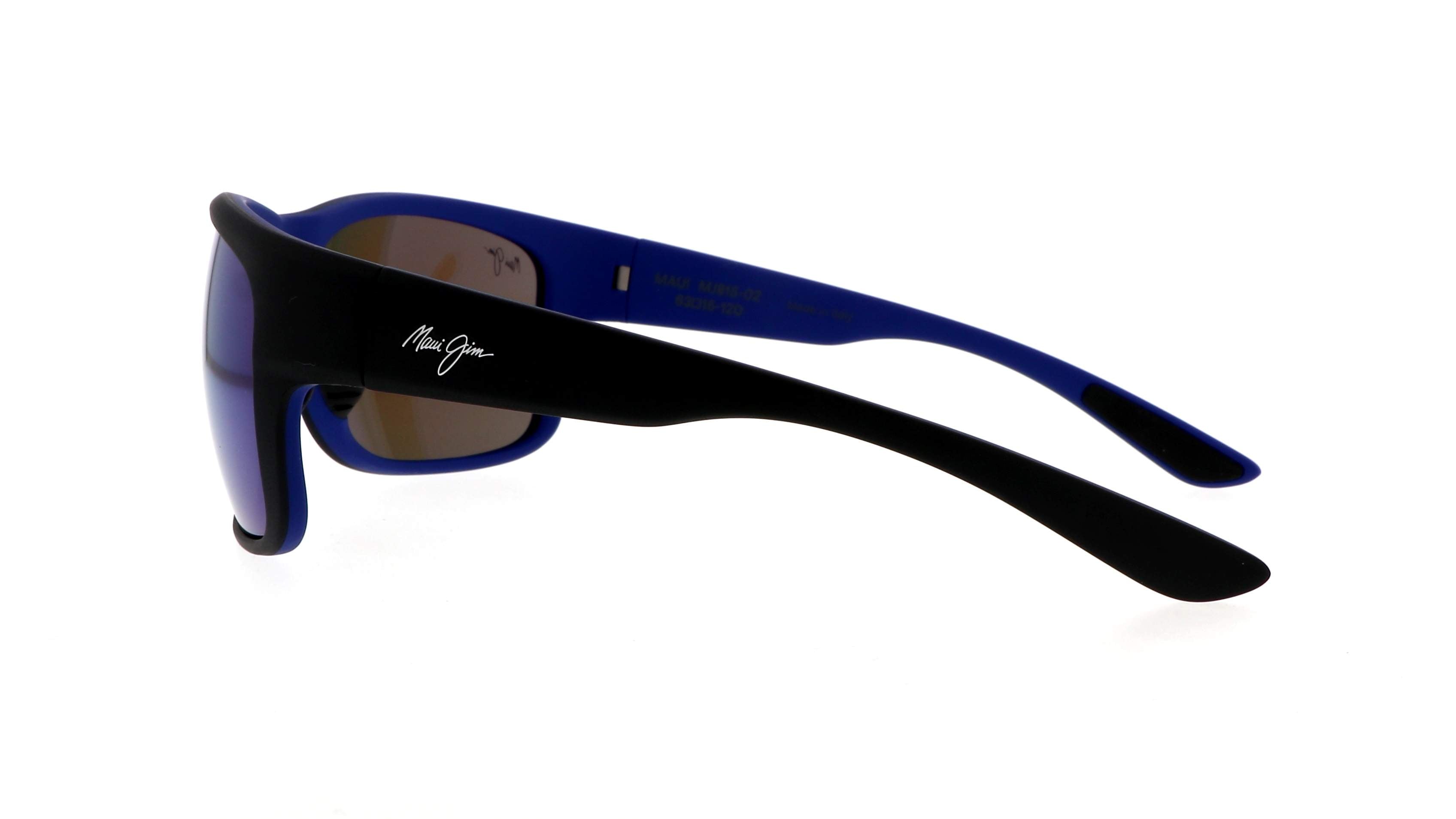 MAUI JIM SUNGLASSES - B815 02 BLUE HAWAII SOUTHERN CROSS MATTE BLACK